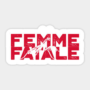 Femme Fatale (Praying Mantis) Sticker